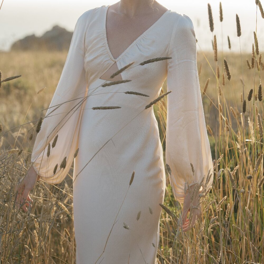 Shona Joy La Lune Balloon Sleeve dress size 4